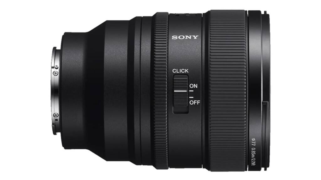 Sony FE 85mm F1.4 G Master II Seitenansicht