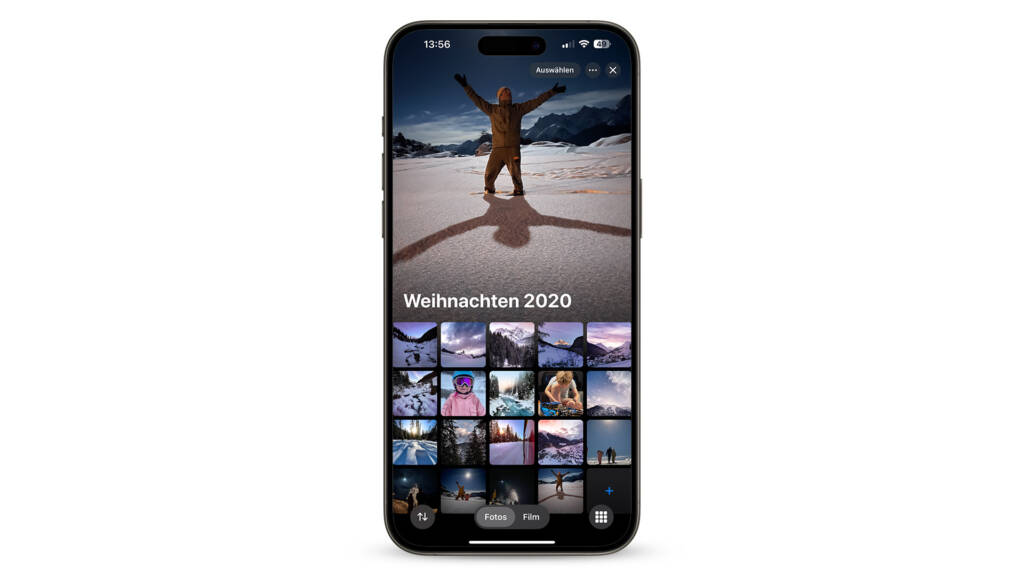 iOS18 Kamera - Fotos App Sammlungen